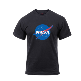 Triko se znakem NASA ČERNÉ