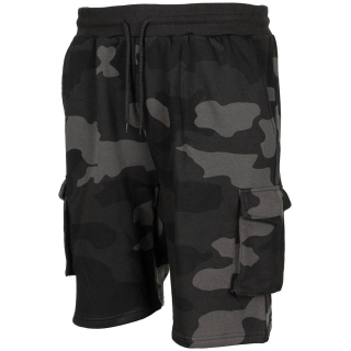 Kraťasy teplákové JOGGER DARK CAMO vel. L