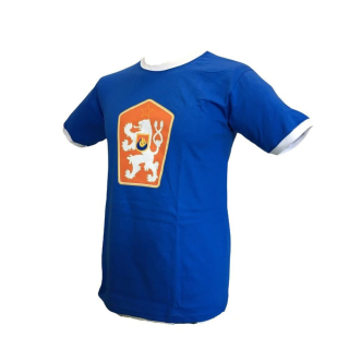 Triko retro znak ČSSR světle modré vel. 3XL