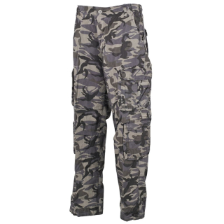 Kalhoty VINTAGE DEFENSE seprané COMBAT CAMO vel. S