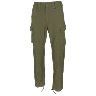 Kalhoty nepromokavé ALLROUND softshell ZELENÉ vel. M