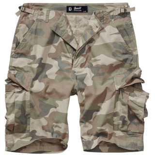 Kraťasy US BDU rip-stop LIGHT WOODLAND vel. 3XL