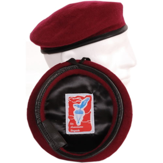 Baret výsadkářský ČERVENÝ vel. 55