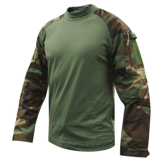 Košile taktická COMBAT Cordura rip-stop WOODLAND vel. XL-R