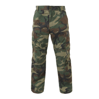 Kalhoty VINTAGE PARATROOPER WOODLAND vel. XS