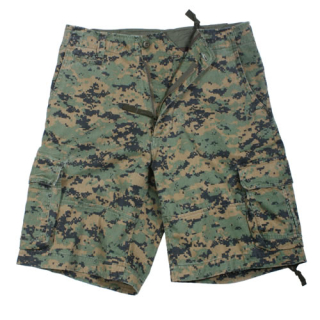 Kraťasy VINTAGE INFANTRY UTILITY DIGITAL WOODLAND vel. S