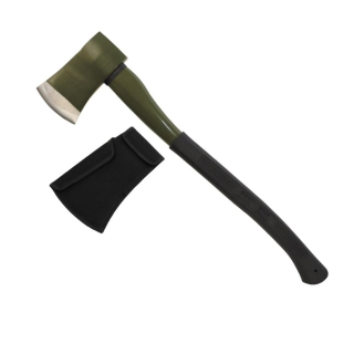 Sekera DELUXE FIBERGLASS 61cm s gumovou rukojetí ZELENÁ