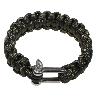 Náramek PARACORD kov.přezka ZELENÝ vel. L