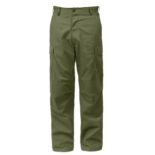 Kalhoty BDU RELAXED ZIPPER FLY ZELENÉ vel. 3XL