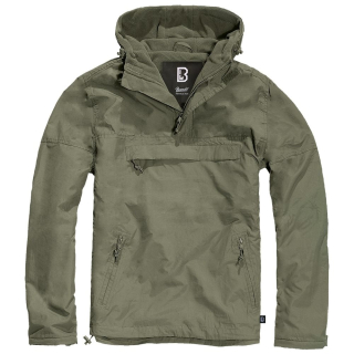 Bunda větrovka s kapucí WINDBREAKER ZELENÁ vel. 3XL