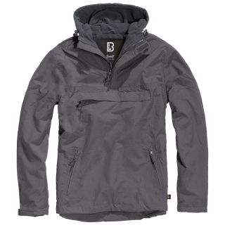 Bunda větrovka s kapucí WINDBREAKER ANTRACITOVÁ vel. XXL