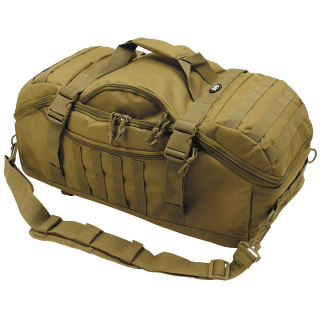 Taška kombinovaná s batohem TRAVEL MOLLE COYOTE