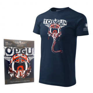 Triko TOPGUN MODRÉ vel. L