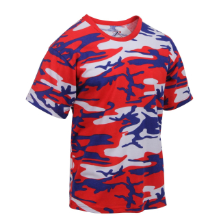 Triko TRIKOLORA CAMO (ČERVENO-MODRO-BÍLÉ) vel. 3XL