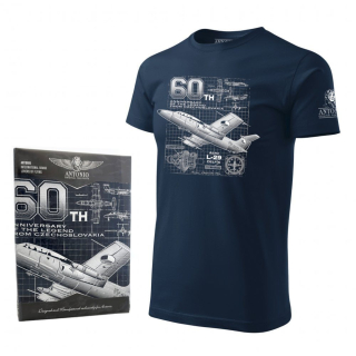 Triko proudový cvičný letoun L-29 DELFÍN MODRÉ vel. 3XL