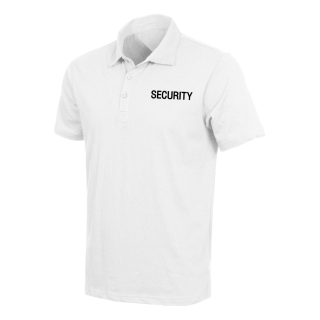 Polokošile s límečkem SECURITY krátký rukáv rychleschnoucí BÍLÉ vel. S