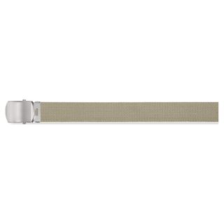 Opasek s chromovou sponou 110 cm KHAKI