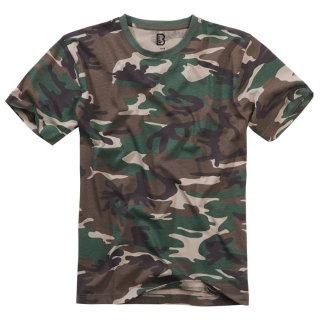 Tričko Oeko-Tex® krátký rukáv maskované WOODLAND vel. 6XL