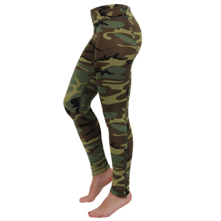 Legíny maskáčové WORKOUT WOODLAND vel. XL