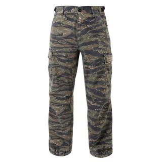 Kalhoty VINTAGE VIETNAM ERA TIGER STRIPE CAMO vel. XL