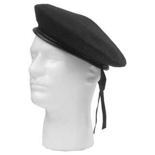 Baret MONTY vlněný ČERNÝ vel. M