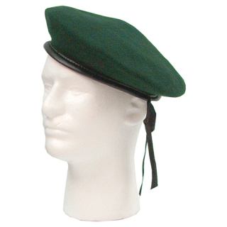 Baret MONTY vlněný ZELENÝ vel. XL