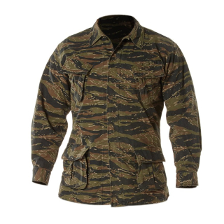 Blůza VINTAGE VIETNAM FATIGUE TIGER STRIPE GREEN vel. XXL