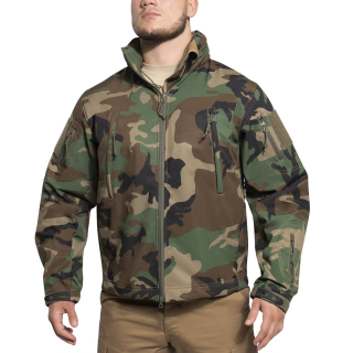 Bunda CONCEALED CARRY softshell WOODLAND vel. M
