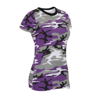 Triko dámské prodloužené ULTRA VIOLET CAMO vel. S