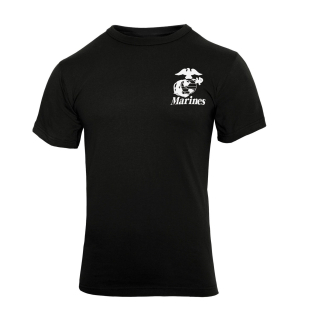 Triko MARINES PAIN IS WEAKNESS ČERNÉ vel. XL