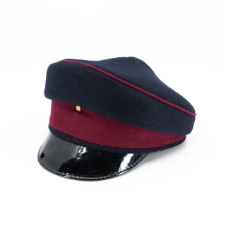 Brigadýrka BRITSKÁ dámská TMAVĚ MODRÁ-PURPUROVÁ použitá