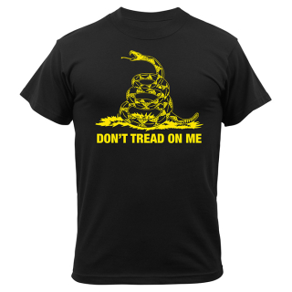 Triko DON´T TREAD ON ME ČERNÉ vel. M