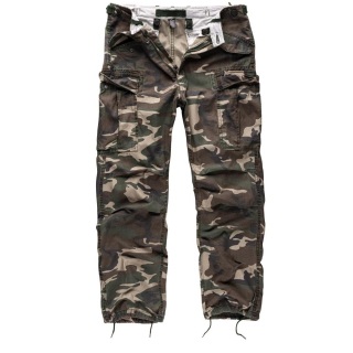 Kalhoty VINTAGE FATIGUE WOODLAND