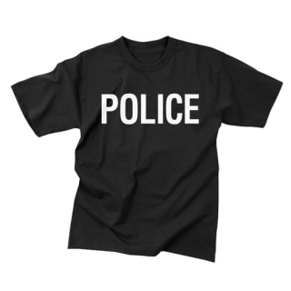 Triko POLICE ČERNÉ vel. 3XL