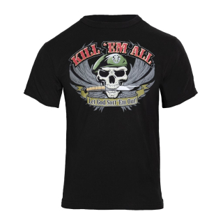 Triko KILL’EM ALL ČERNÉ vel. XL