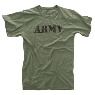 Triko VINTAGE ARMY ZELENÉ vel. S