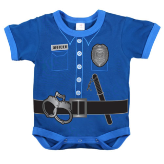 Body dětské POLICE UNIFORM MODRÉ vel. 12-18