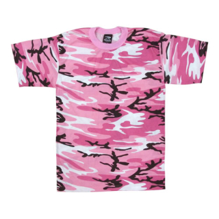 Triko dětské PINK CAMO vel. M