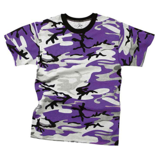 Triko dětské VIOLET CAMO vel. M