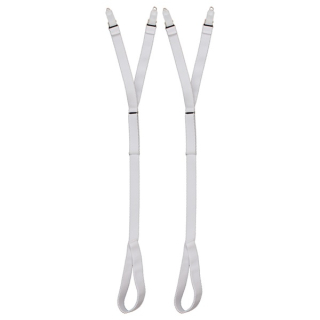Kšandy STIRRUP na košili BÍLÉ 2 v balení