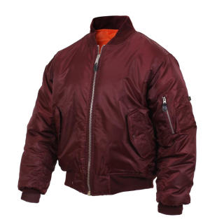 Bunda ULTRA FORCE MA1 FLIGHT MAROON vel. S