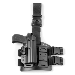 Pouzdro pistolové PHDLB stehenní CZ 75D Compact se závěsem 975 PRAVÉ