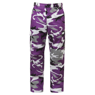 Kalhoty BDU VIOLET CAMO vel. M