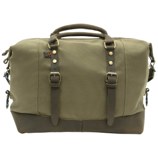 Taška cestovní CARRY-ON plátěná ZELENÁ