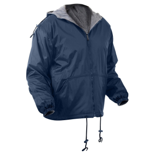 Bunda oboustranná s kapucí NÁM.MODRÁ vel. 3XL