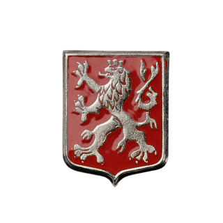 Odznak český lev ERB / červený JEHLA