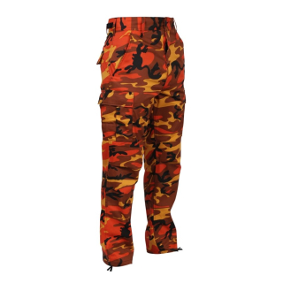 Kalhoty BDU ORANGE CAMO vel. XS