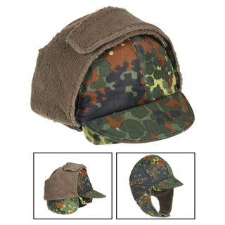 Čepice BW zimní s kšiltem FLECKTARN použitá vel. 58