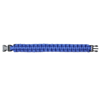 Náramek SURVIVAL PARACORD MODRÝ vel. 10