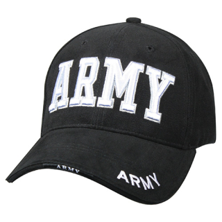 Čepice DELUXE ARMY baseball ČERNÁ